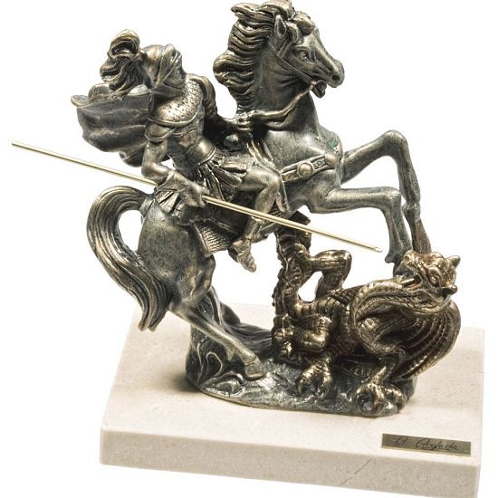 Скульптура «Георгий Победоносец», малая - подробное фото