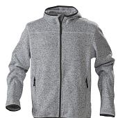 Куртка флисовая мужская RICHMOND, серый меланж - фото