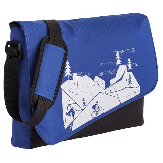 Конференц сумка «Крутой подъем», синяя - подробное фото