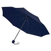 Зонт складной Basic, темно-синий - фото