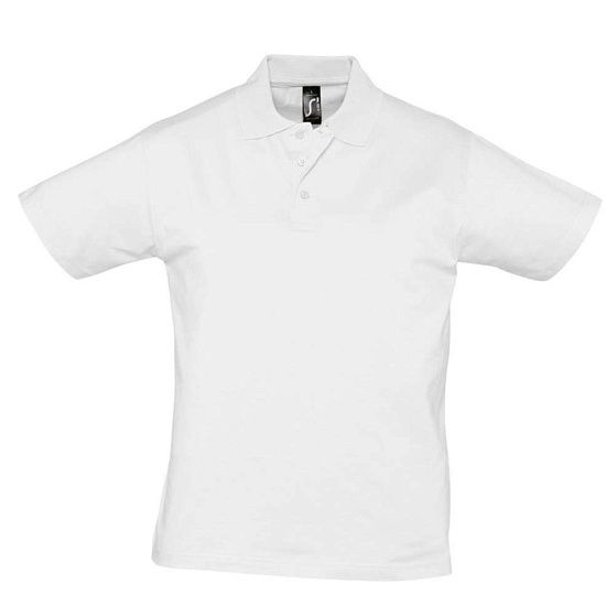 Рубашка поло мужская Prescott Men 170, белая - подробное фото