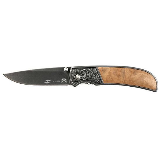 Складной нож Stinger S055B, коричневый - подробное фото