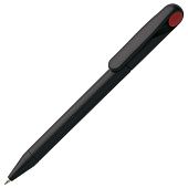 Ручка шариковая Prodir DS1 TMM Dot, черная с красным - фото