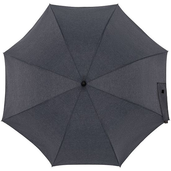 Зонт-трость rainVestment, темно-синий меланж - подробное фото