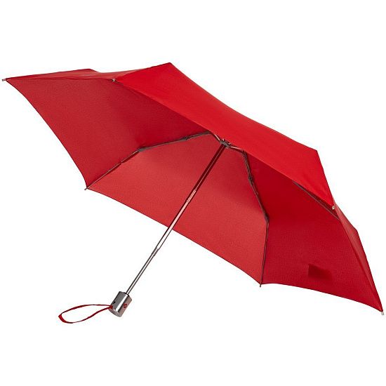 Зонт складной Karissa Slim, автомат, красный - подробное фото