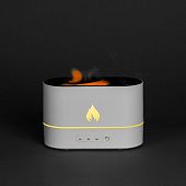 Увлажнитель-ароматизатор с имитацией пламени Fuego, белый - фото