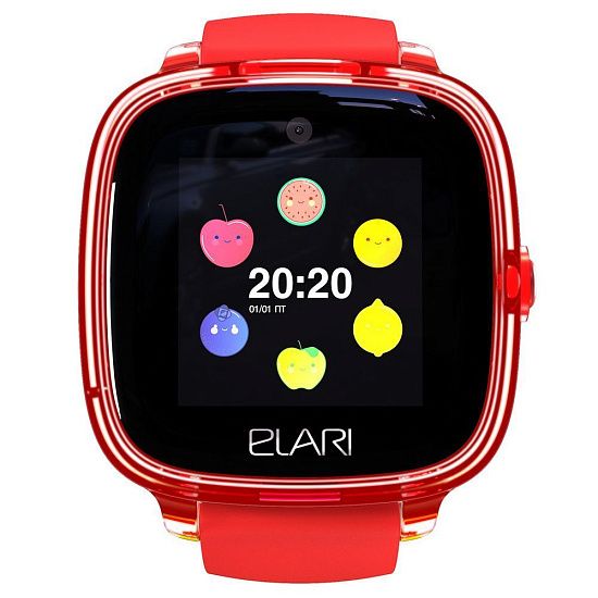 Умные часы Elari KidPhone Fresh, красные - подробное фото
