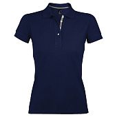 Рубашка поло женская PORTLAND WOMEN 200 темно-синяя - фото