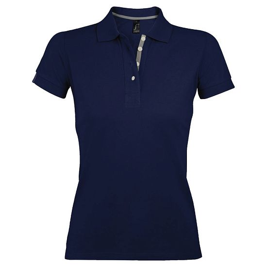 Рубашка поло женская PORTLAND WOMEN 200 темно-синяя - подробное фото