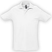 Рубашка поло мужская SPRING 210, белая - фото