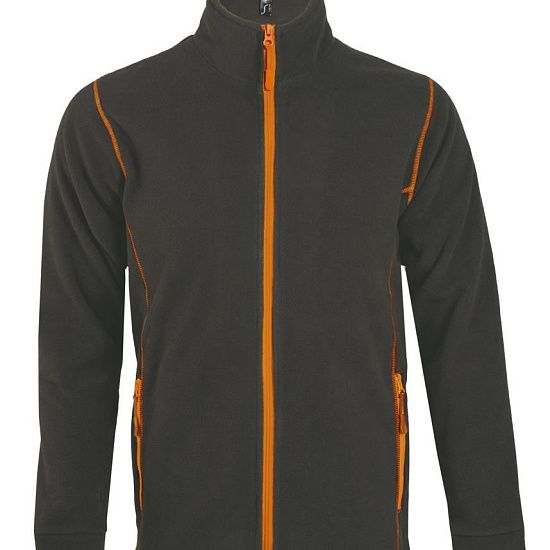 Куртка мужская NOVA MEN 200, темно-серая с оранжевым - подробное фото