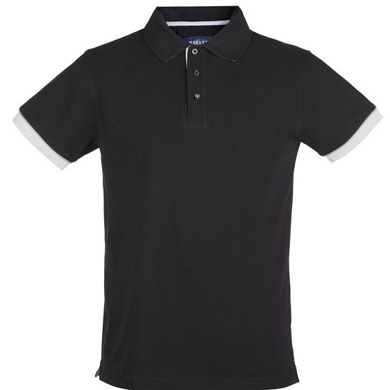 Рубашка поло мужская ANDERSON, черная - подробное фото
