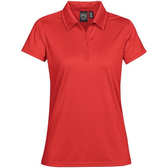 Рубашка поло женская Eclipse H2X-Dry, красная - подробное фото
