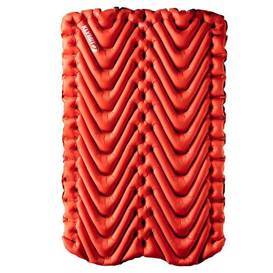 Надувной коврик Insulated Double V, оранжевый - подробное фото