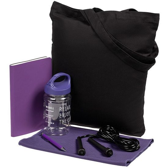 Набор Workout, фиолетовый - подробное фото