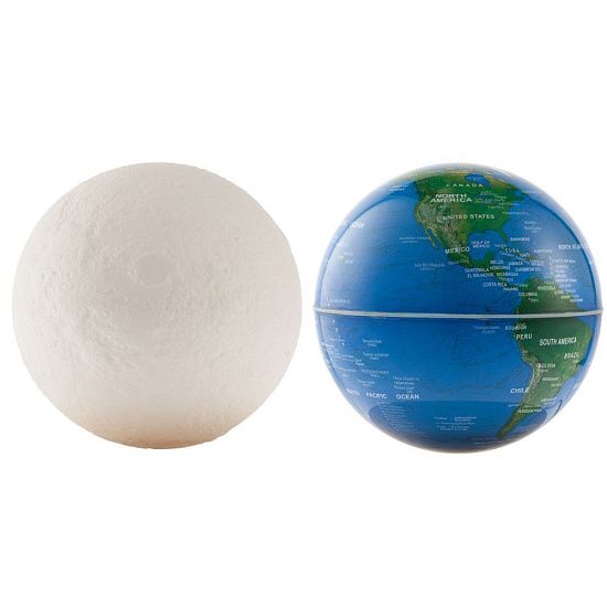 Набор из левитирующей луны и глобуса DuoFly - подробное фото