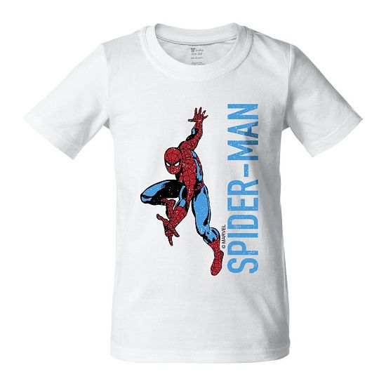 Футболка детская Spider-Man, белая - подробное фото