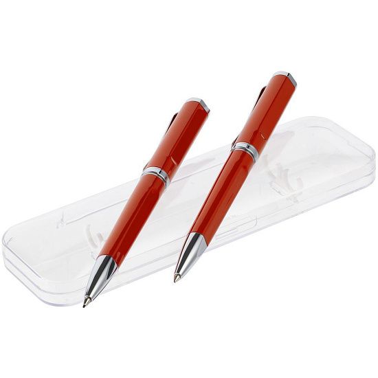 Набор Phase: ручка и карандаш, красный - подробное фото