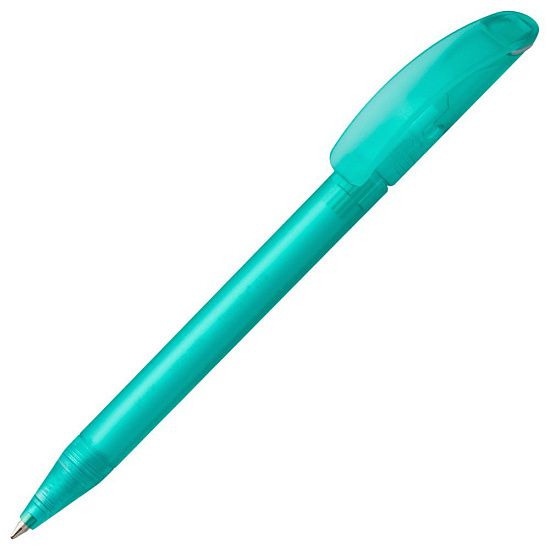 Ручка шариковая Prodir DS3 TFF Ring, бирюзовая с серым - подробное фото