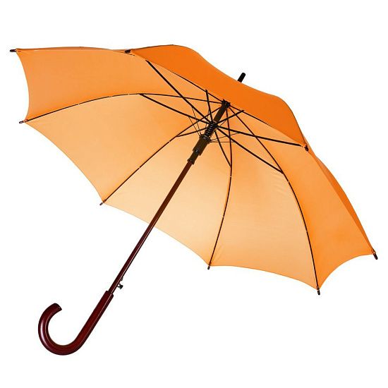 Зонт-трость Unit Standard, оранжевый - подробное фото