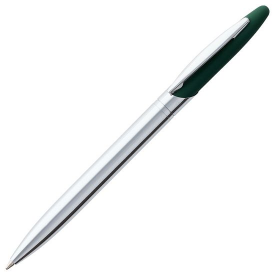 Ручка шариковая Dagger Soft Touch, зеленая - подробное фото