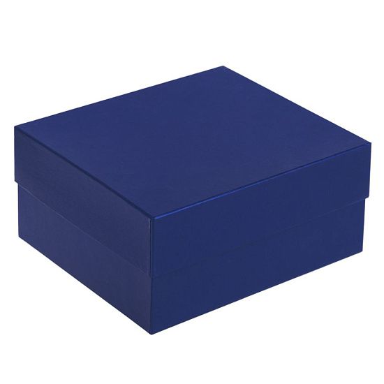 Коробка Satin, большая, синяя - подробное фото