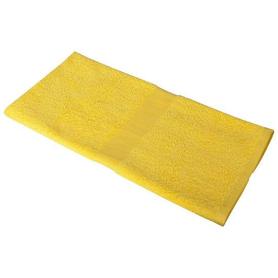 Полотенце махровое Soft Me Medium, желтое - подробное фото