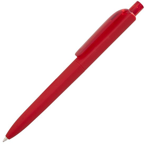 Ручка шариковая Prodir DS8 PRR-Т Soft Touch, красная - подробное фото