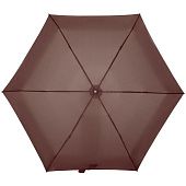 Зонт складной Minipli Colori S, коричневый - фото