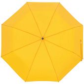 Зонт складной Show Up со светоотражающим куполом, желтый - фото