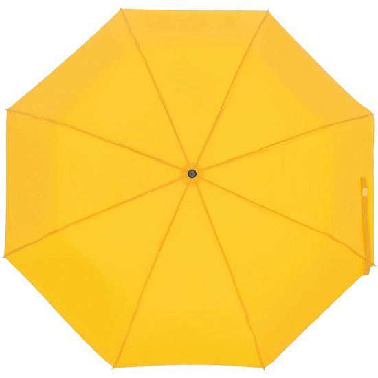Зонт складной Show Up со светоотражающим куполом, желтый - подробное фото