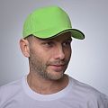 Бейсболка Unit Сlassic, оранжевая с черным кантом