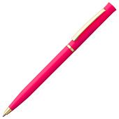 Ручка шариковая Euro Gold, розовая - фото
