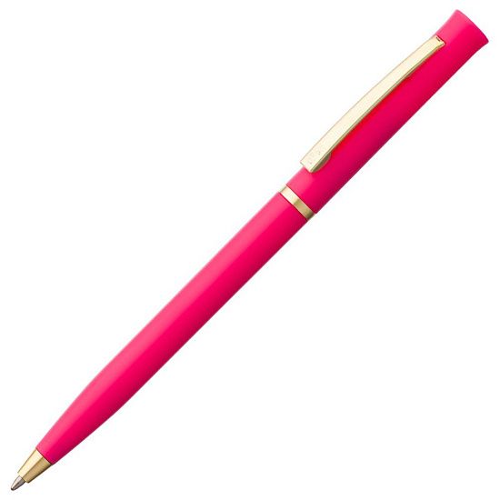 Ручка шариковая Euro Gold, розовая - подробное фото