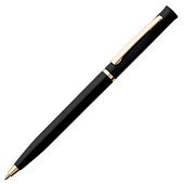 Ручка шариковая Euro Gold, черная - фото