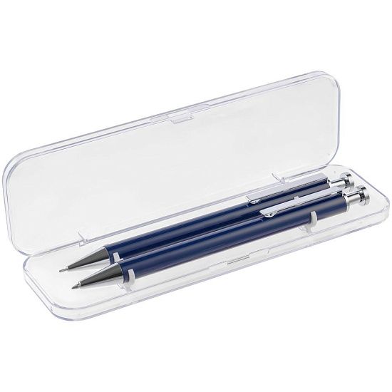 Набор Attribute: ручка и карандаш, синий - подробное фото