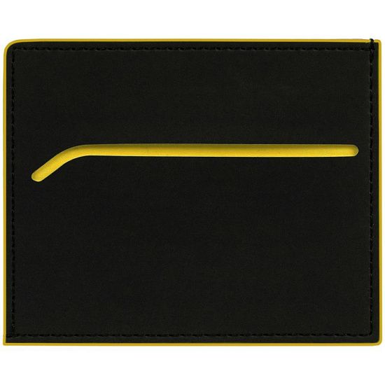 Картхолдер Multimo, черный с желтым - подробное фото