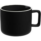 Чашка Fusion, черная - фото