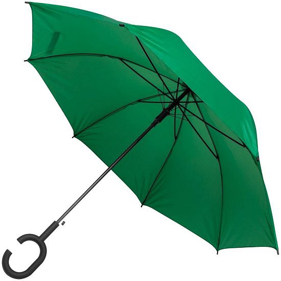 Зонт-трость Charme, зеленый - подробное фото
