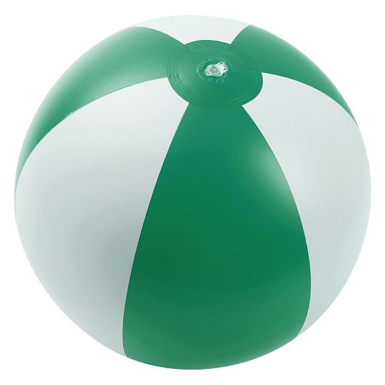 Надувной пляжный мяч Jumper, зеленый с белым - подробное фото