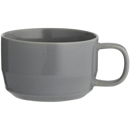 Чашка для капучино Cafe Concept, темно-серая - подробное фото
