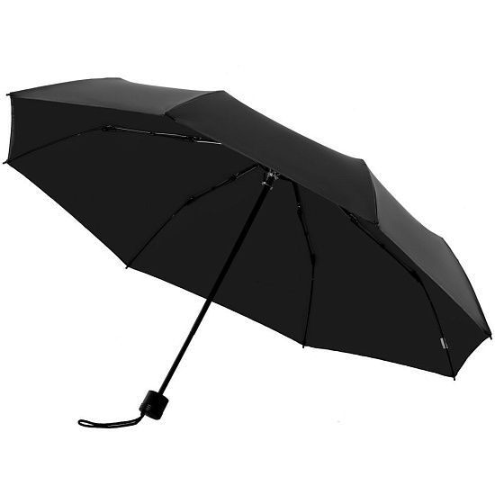 Зонт складной с защитой от УФ-лучей Sunbrella, черный - подробное фото