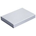 Коробка Silk с ложементом под ежедневник 15х21 см и ручку, ver.2, серая