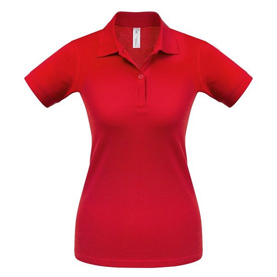 Рубашка поло женская Safran Pure красная - подробное фото