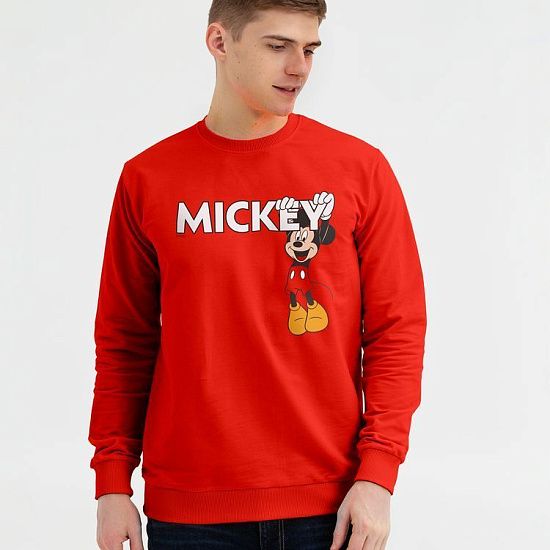 Свитшот Mickey, красный - подробное фото