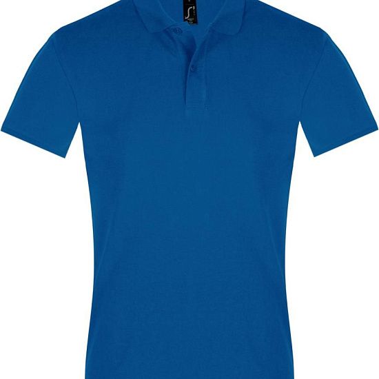 Рубашка поло мужская PERFECT MEN 180 ярко-синяя - подробное фото