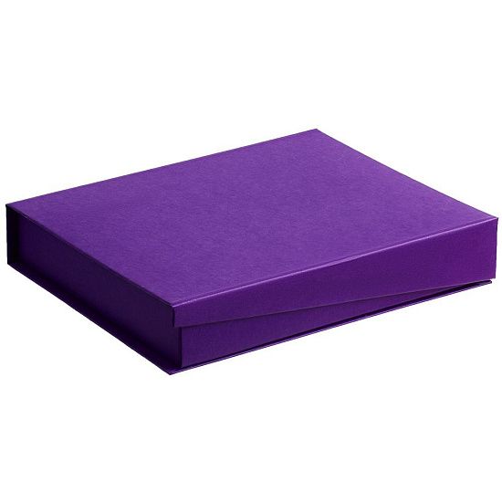 Коробка Duo под ежедневник и ручку, фиолетовая - подробное фото