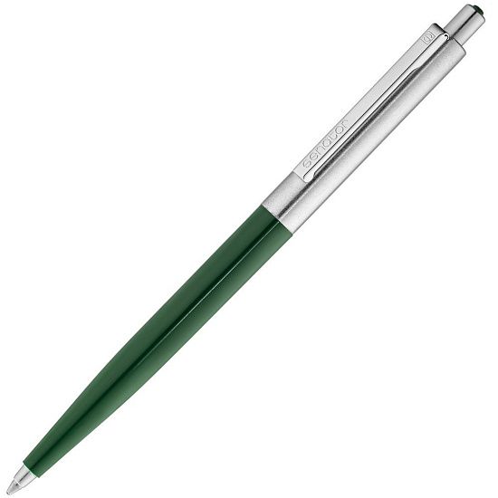 Ручка шариковая Senator Point Metal, зеленая - подробное фото