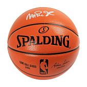 Профессиональный баскетбольный мяч с автографом Мэджика Джонсона - фото