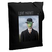 Холщовая сумка «Едрит Магритт», черная - фото